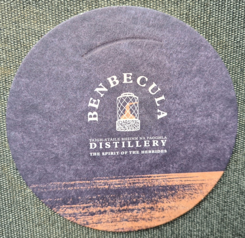 Benbecula distillery dripmat
