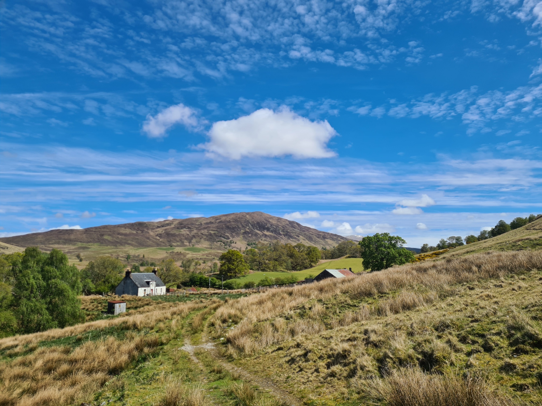 Approaching Monessie Farm