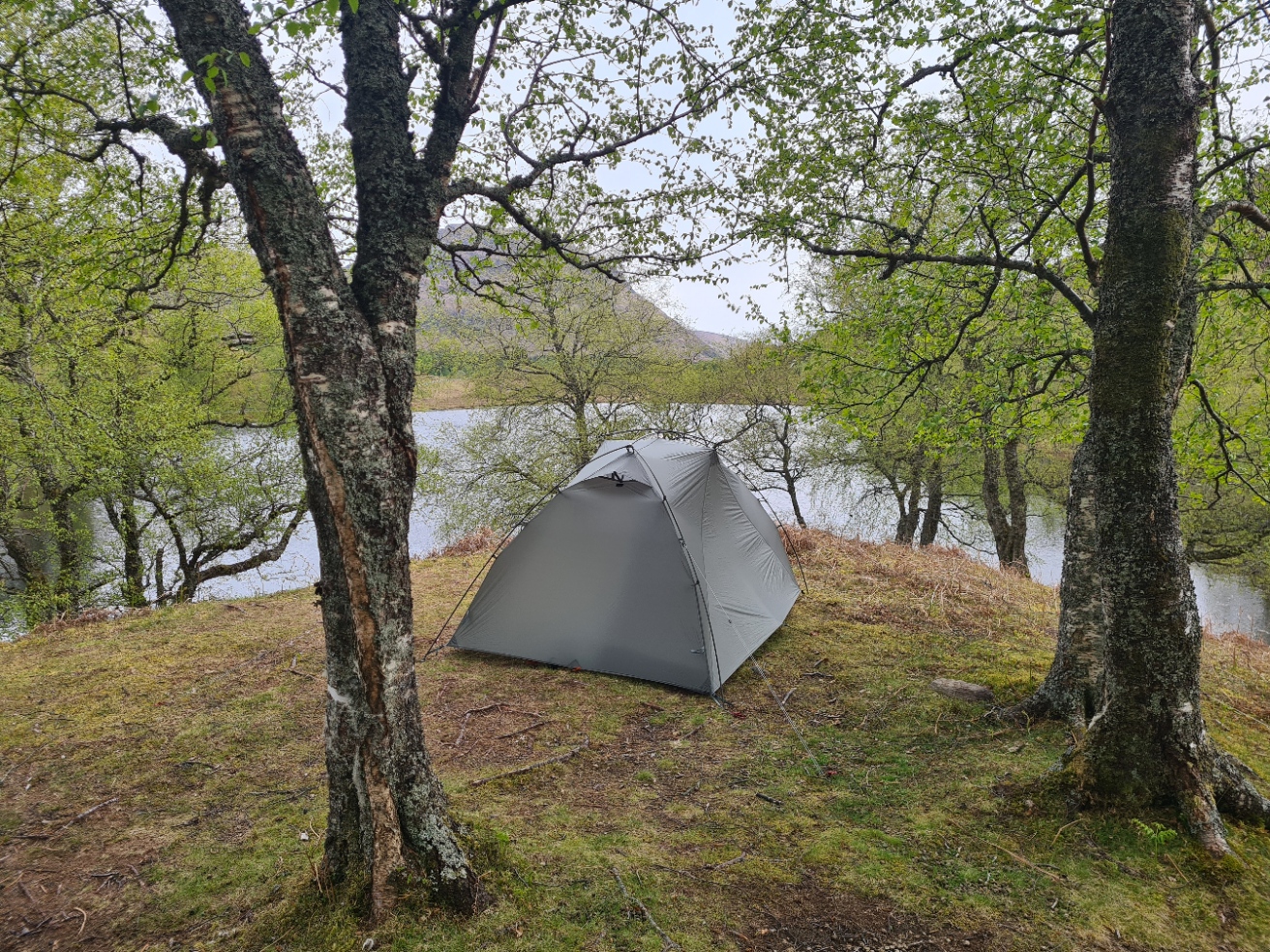 Day Two wildcamp on the East Highland Way. An Dubh Lochan