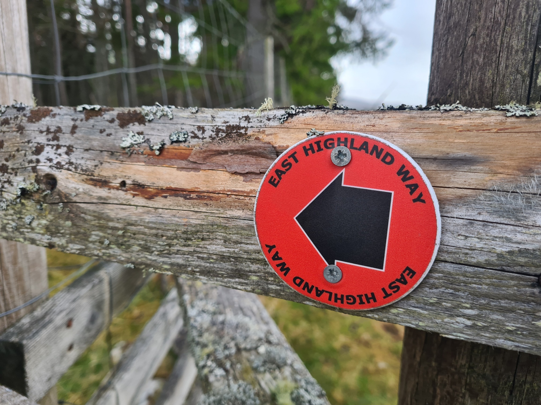 The East Highland Way. 82 miles from Fort William to Aviemore, Scotland